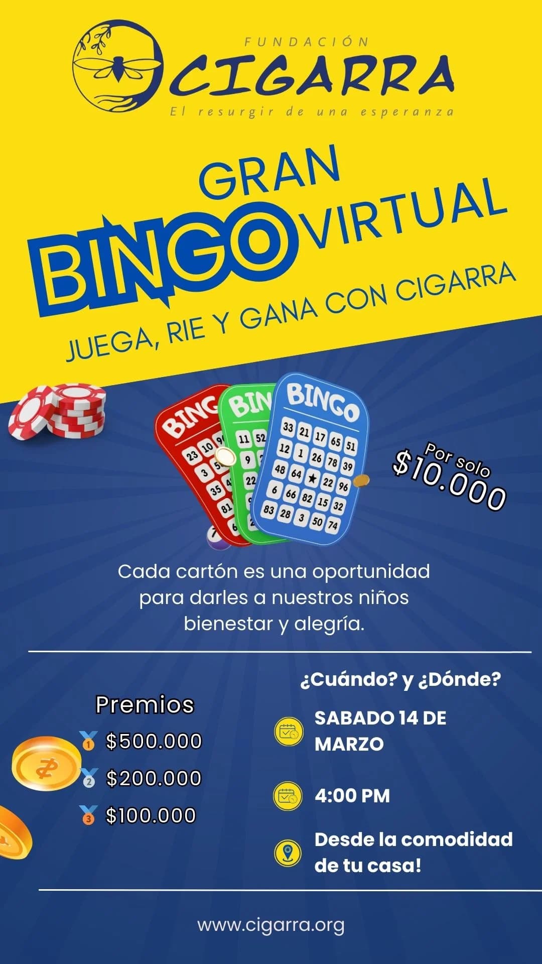 Bingo Virtual Marzo 2026
